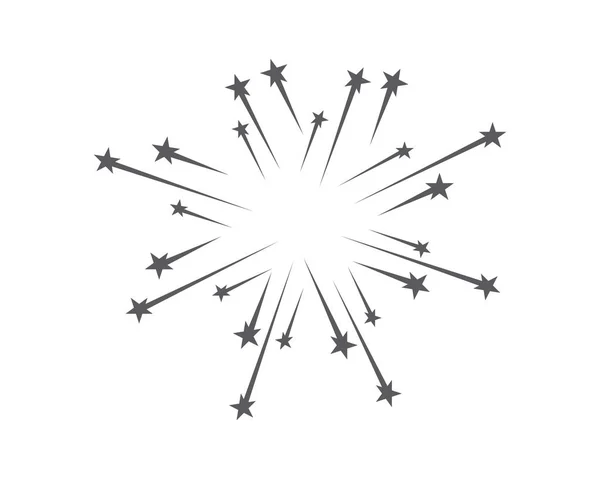 Шаблон значка звезды — стоковый вектор