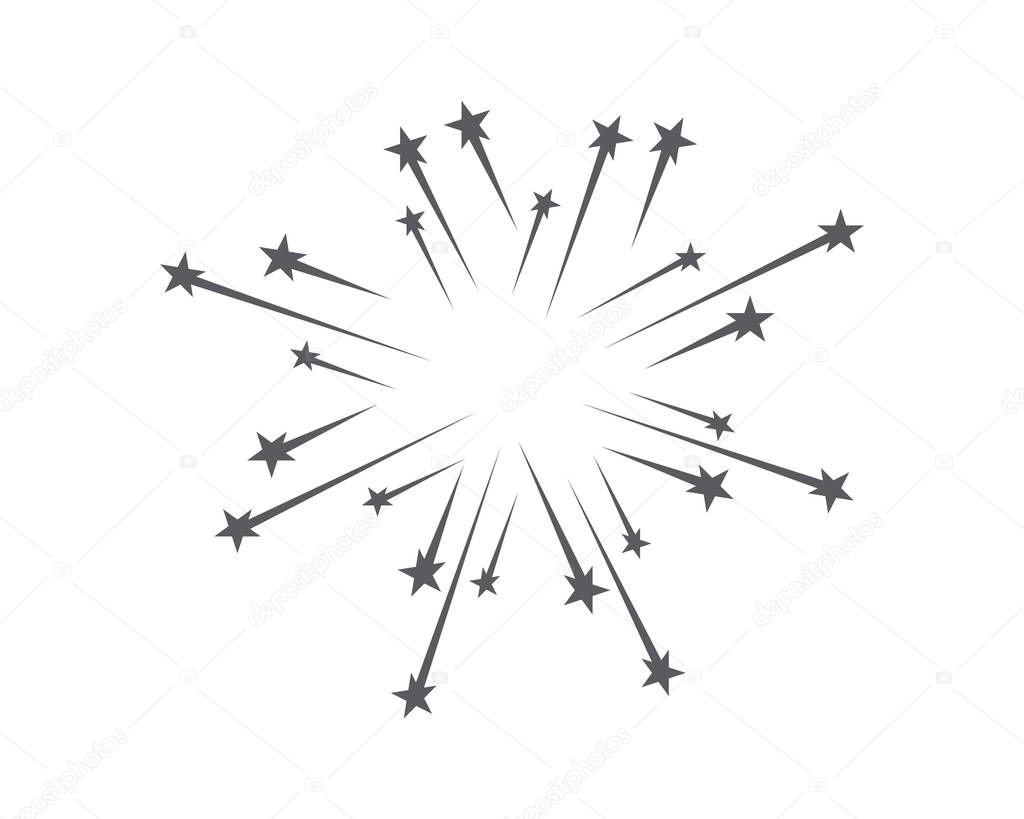 Star icon Template vector illustration design