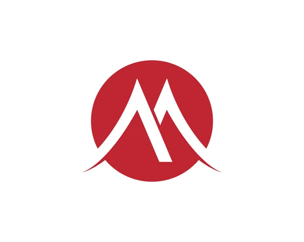 M Logo briefsjabloon vector — Stockvector