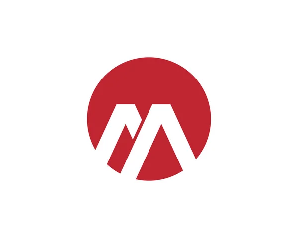 M list Logo szablon wektor — Wektor stockowy