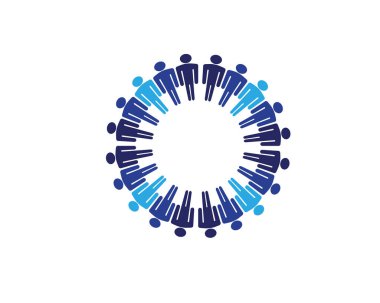 İnsanlar kutsal kişilerin resmi iş grubu vektör