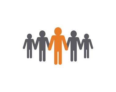 İnsanlar kutsal kişilerin resmi iş grubu vektör