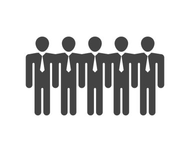 İnsanlar kutsal kişilerin resmi iş grubu vektör