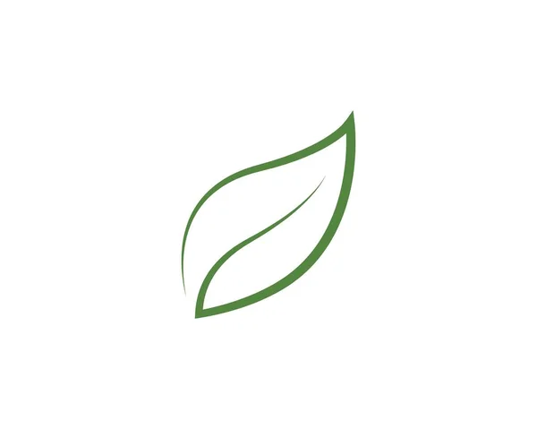 Πράσινο φύλλο οικολογία φύση εικονίδιο του φορέα — Διανυσματικό Αρχείο