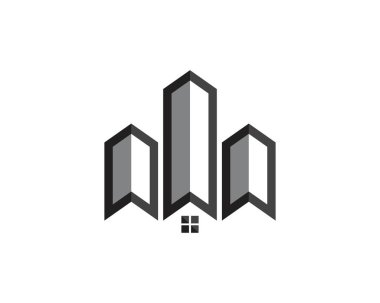 Mülkiyet ve inşaat logosu tasarımı