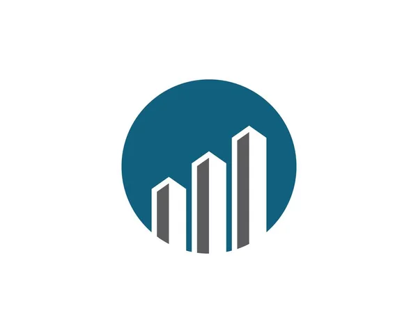 Property and Construction Logo design — Stock Vector