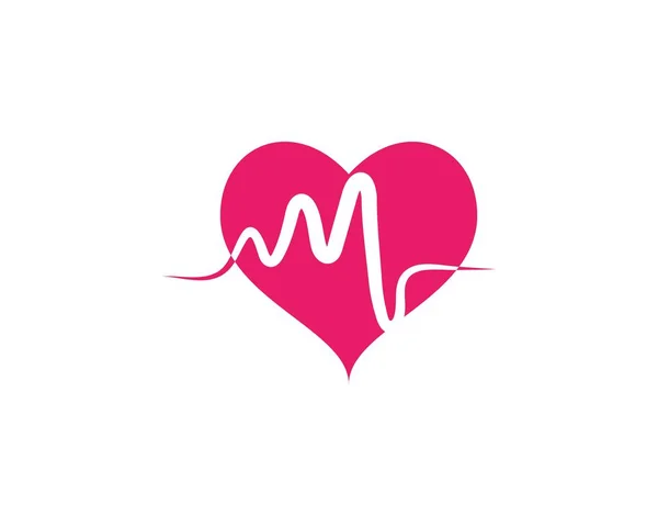 Ilustração de ícone de pulso de batimento cardíaco médico — Vetor de Stock
