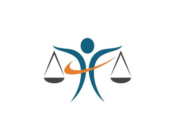 Modèle de logo d'avocat icône vectorielle — Image vectorielle