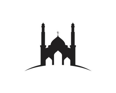 Cami Moslem simge vektör Illüstrasyon