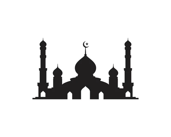 Mosque Moslem icono vector Ilustración — Archivo Imágenes Vectoriales