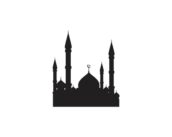 Mosque Moslem icono vector Ilustración — Vector de stock