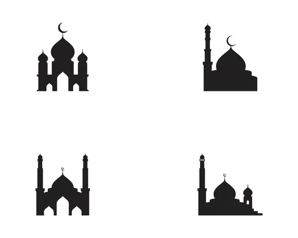 Mosquée icône musulmane vecteur Illustration — Image vectorielle