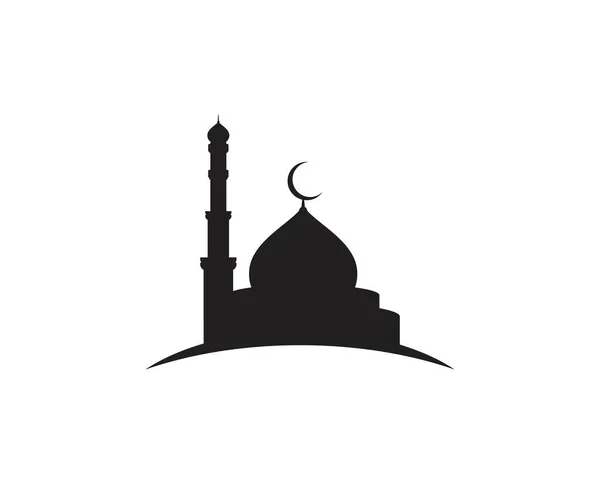 Moskén Moslem ikonen vektor Illustration — Stock vektor