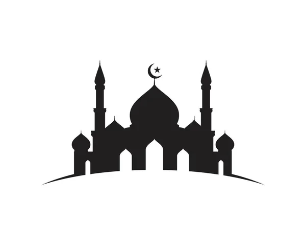 Mešita muslimské vektory ilustrace — Stockový vektor