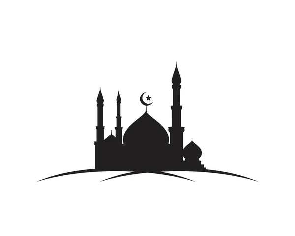 Moskén Moslem ikonen vektor Illustration — Stock vektor