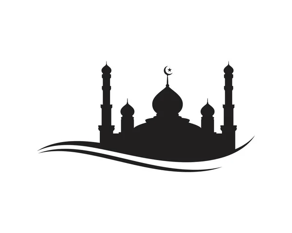 Mosque Moslem icono vector Ilustración — Vector de stock