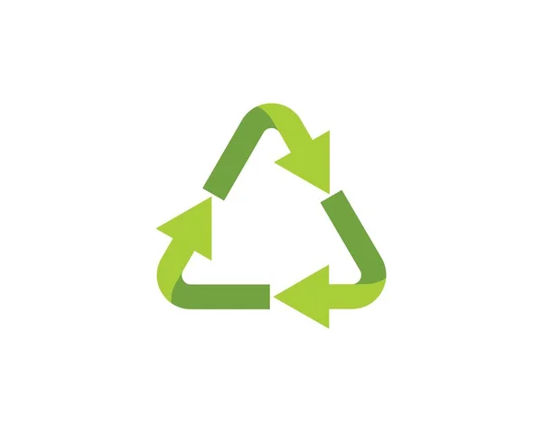 Recycle-Symbole Vektor-Illustration — Stockvektor