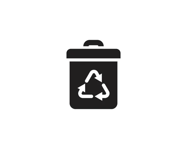 Illustration vectorielle d'icônes poubelle — Image vectorielle