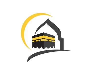 kaaba vector illustration icon clipart