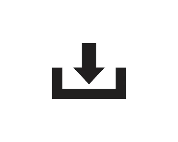 Stáhnout symbol vektoru ikon — Stockový vektor