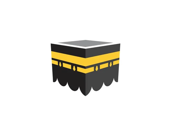 Kaaba vector illustration icon — Stock Vector