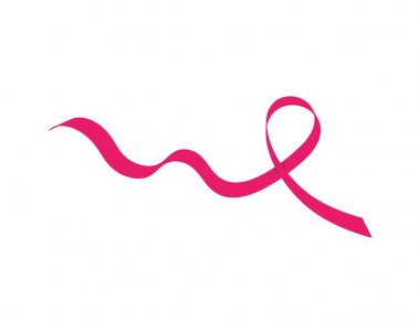 kırmızı kurdele vektör çizim