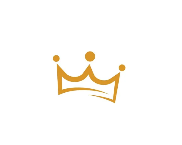 Crown Logo Template vector icon — Stock Vector