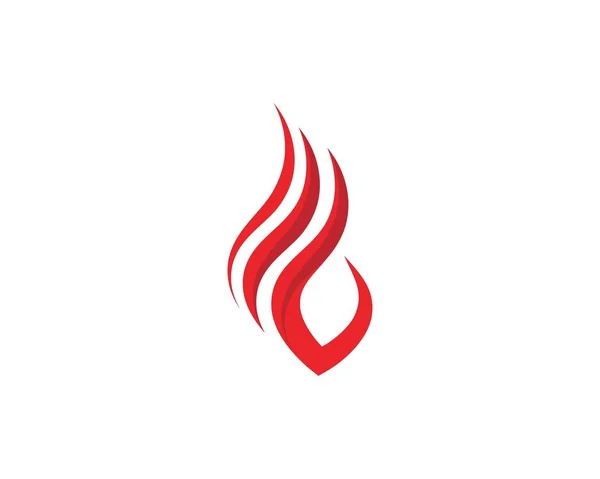 Дизайн вектора огня иконки пламени — стоковый вектор