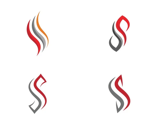 Flamme Symbol Feuer Vektor Design — Stockvektor