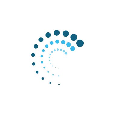 halftone daire noktalar vektör