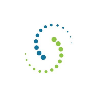 halftone daire noktalar vektör