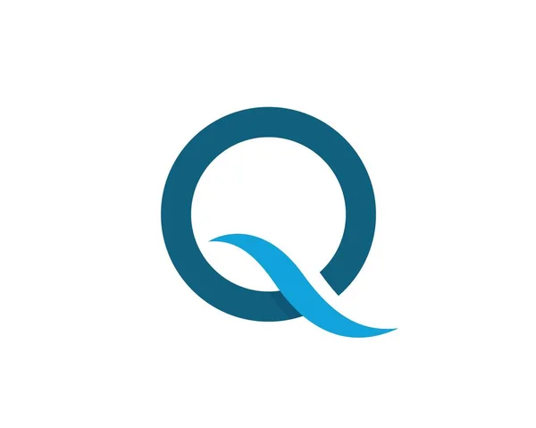 Q Letter icon vector — Stock Vector