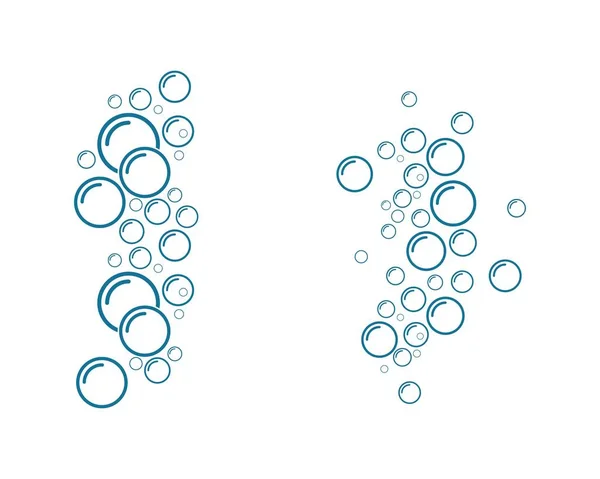Burbuja vector de agua ilustración — Vector de stock