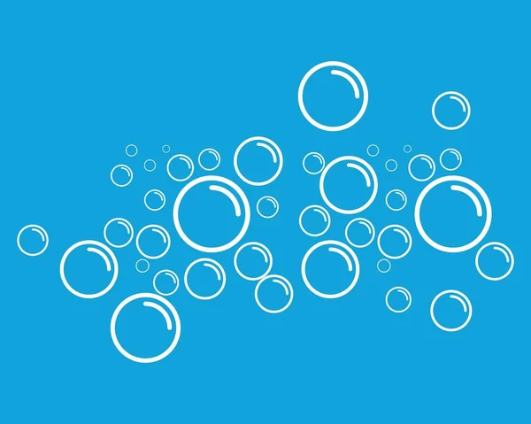 Obrázek vektorové vodní bubliny — Stockový vektor