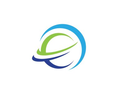 Planet globe simgesi vektör tasarımı