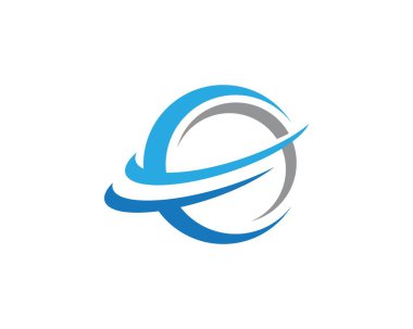 Planet globe simgesi vektör tasarımı