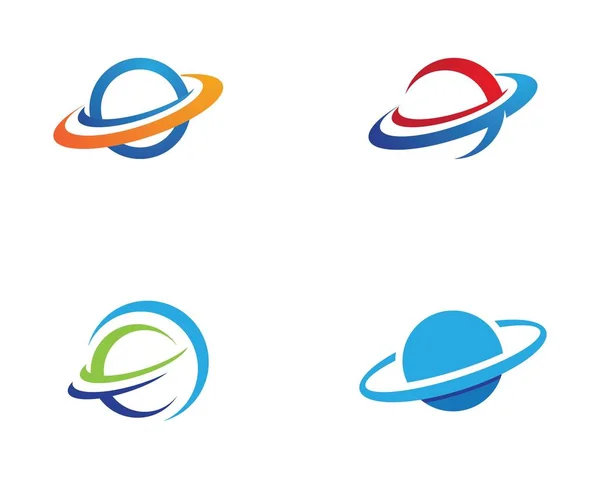 Planet globe icon vector design — Stock Vector