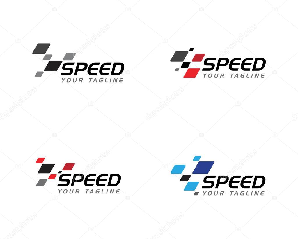 Race flag icon, simple design illustration vector