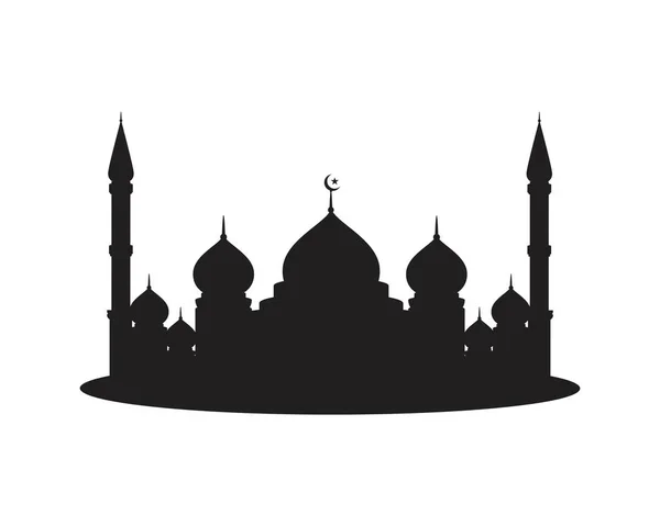 Moslem pictogram vector illustratie — Stockvector