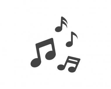 Not simge vektör illüstrasyon tasarımı