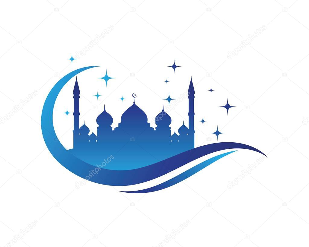 Moslem icon vector Illustration