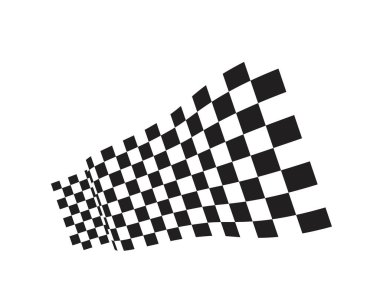 Yarış bayrak simgesi tasarım