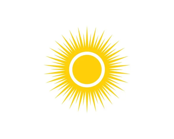 Sonnenvektor Illustration Symbol — Stockvektor