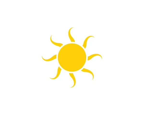 Solen vektor illustration ikonen — Stock vektor