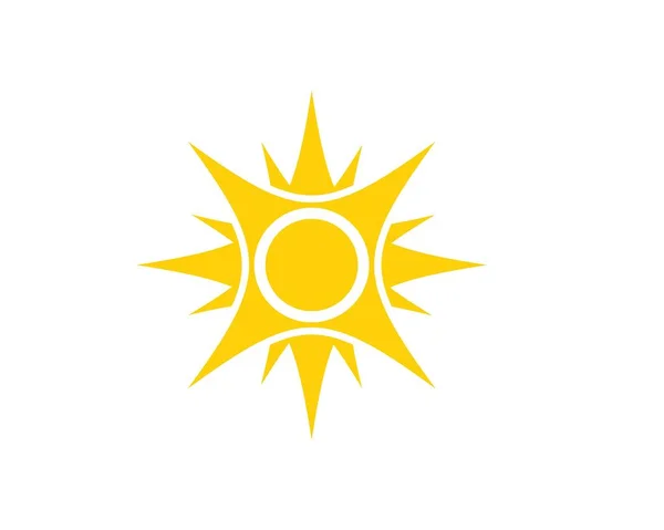 Icono de ilustración de Sun Vector — Archivo Imágenes Vectoriales