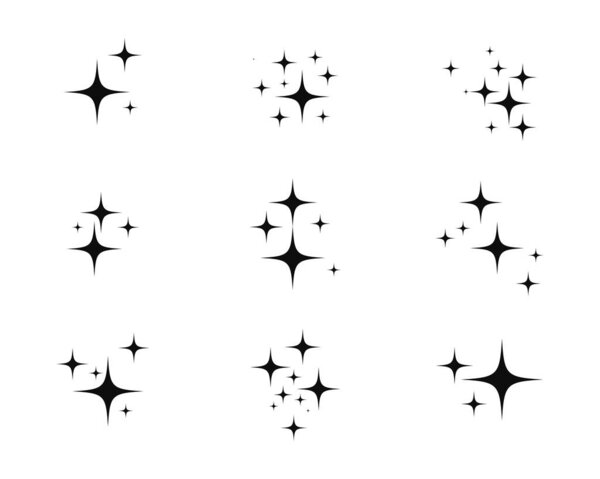 Шаблон значка звезды
