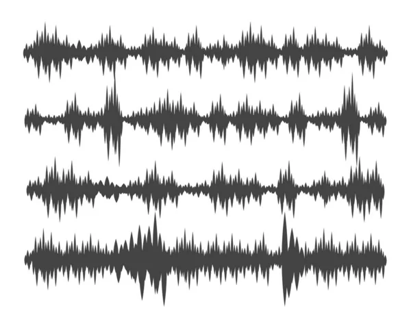 Ses dalgaları illüstrasyon vektör — Stok Vektör
