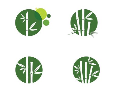 Bambu vektör simge illüstrasyon