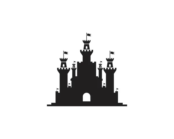 Castle vector illustration icon — Stock Vector