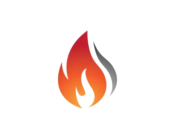 Design icona vettoriale fiamma di fuoco — Vettoriale Stock